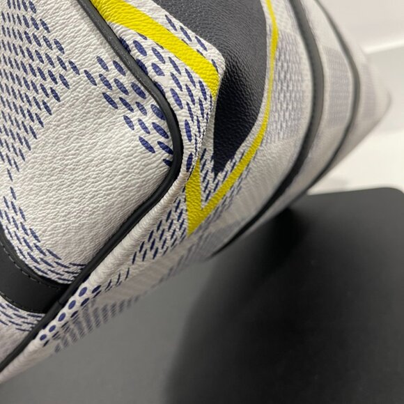 Louis Vuitton Damier Azur Latitude America's Cup Keepall Bandouliere 45 (103394) - Picture 5 of 16